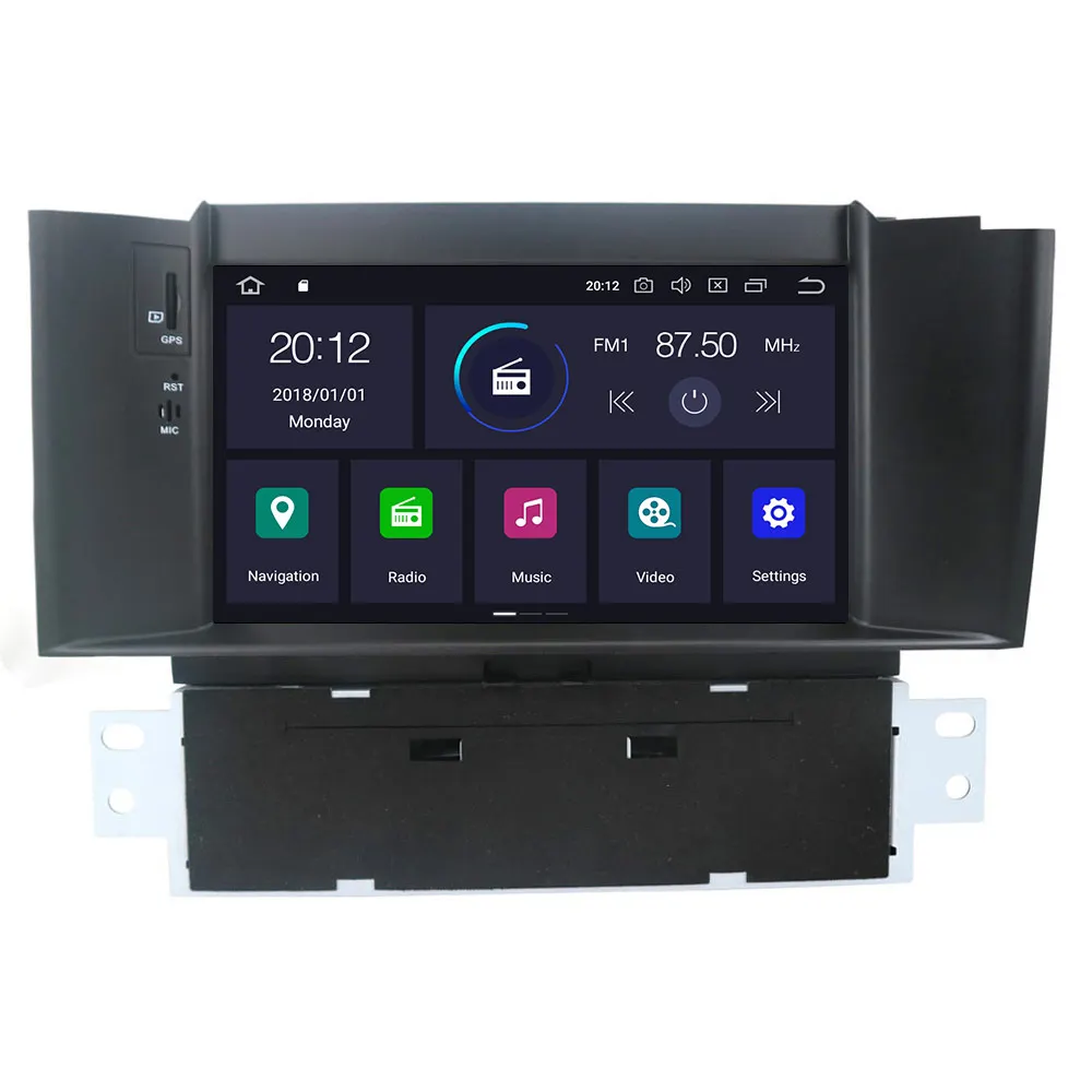Автомагнитола для Citroen C4 C4L DS4 2011-2015 на платформе Android 10 с радио PX5 DSP DVD-плеером