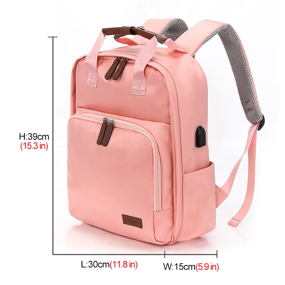 Женский рюкзак Kingslong для ноутбука школьный девочек Модный водонепроницаемый usb