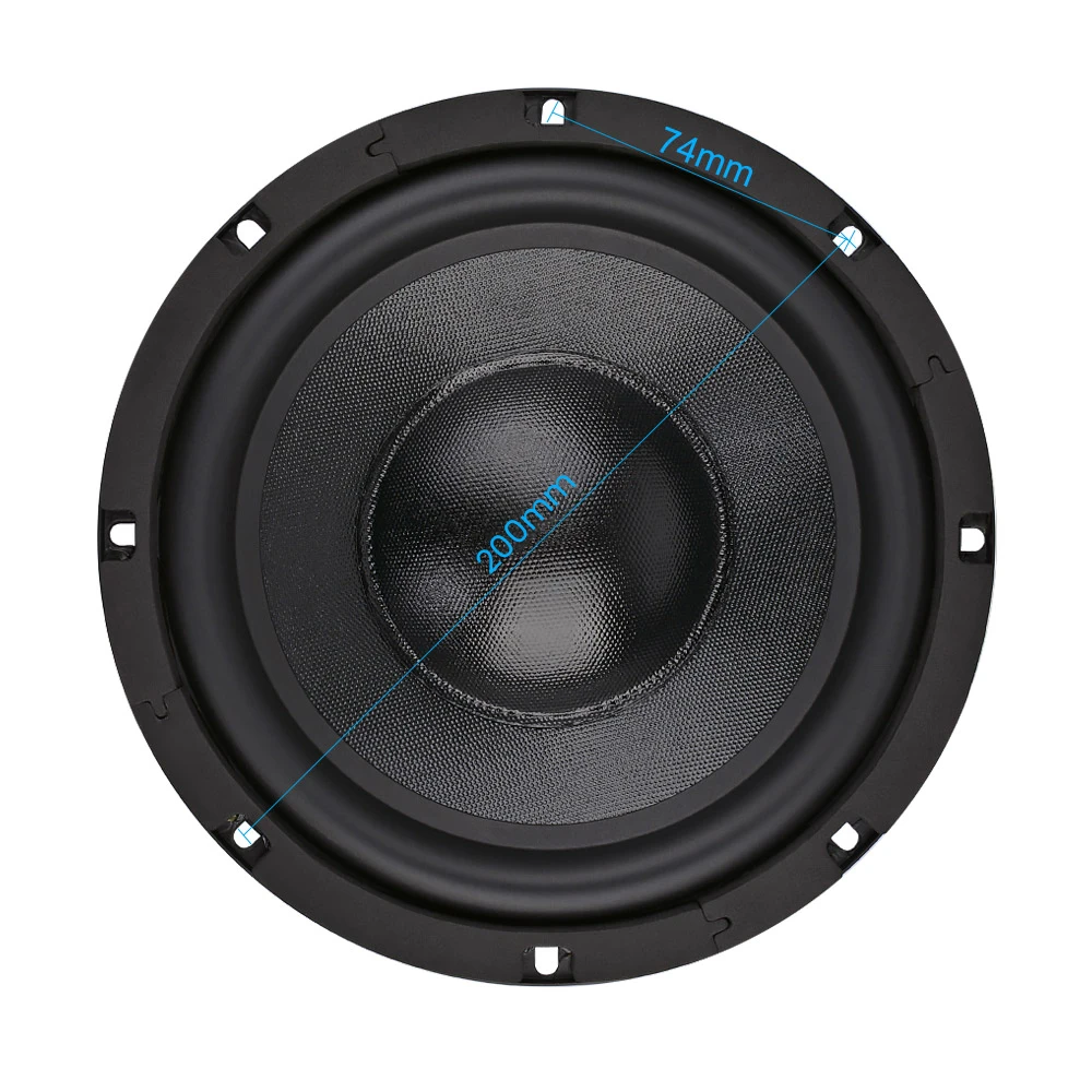AIYIMA 8-дюймовый сабвуфер динамики 4 8 Ом 150 Вт высокомощный Hifi Громкоговоритель Ses