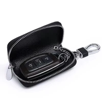 leather pu keychain wallet car key lady butler storage bag zipper key case universal key case