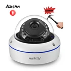Наружная купольная IP-камера AZISHN H.265 3 Мп, 4 МП, 5 МП, 1248 В постоянного тока, POE, аудио, Антивандальная Металлическая видеокамера IPC P2P для систем видеонаблюдения