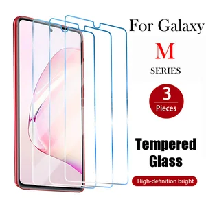 3Pieces HD Tempered Glass for Samsung Galaxy M30S M20S M10S M50 M40 M30 M20 M10 Mobile Phone glas Ac