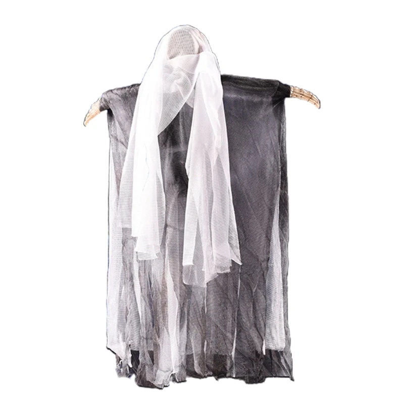 Светящиеся звуки плавающий призрак украшение на Хэллоуин голосовое управление