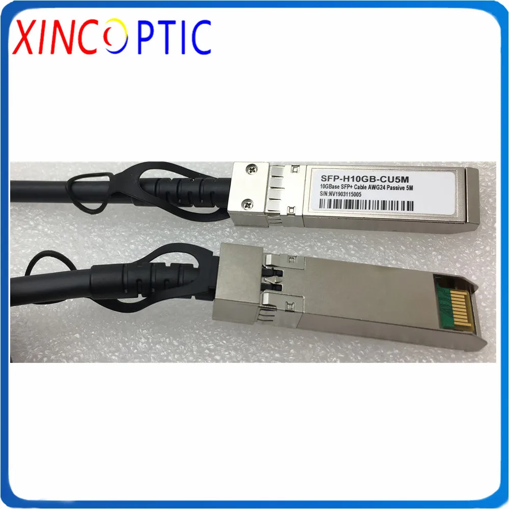 Кабель прямого подключения 10G SFP 5 м SFP + DAC 10GB-CU5M, совместимый с Mikrotik и другими искусственными элементами Кабель прямого подключения 10G SFP 5 м SFP + DAC 10GB-CU5M, совместимый с Mikrotik и другими искусственными элементами