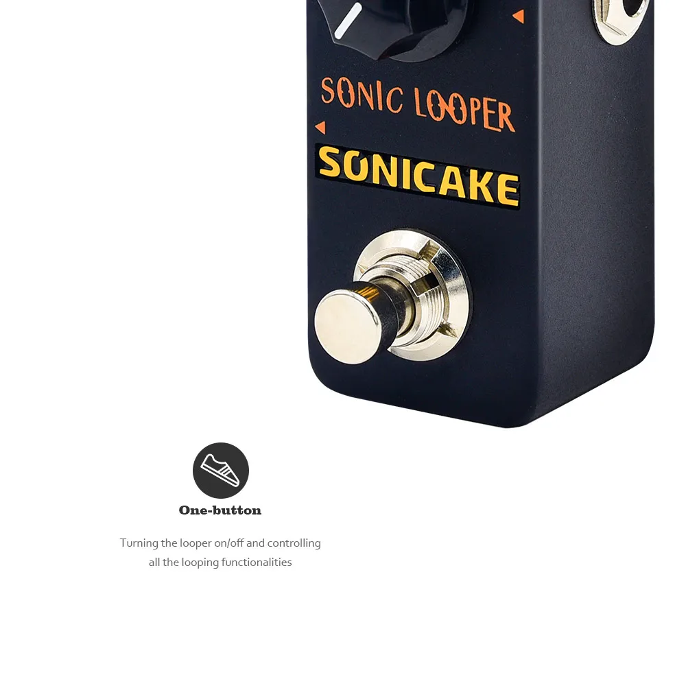 Sonicake крошечные Sonic зубная щётка Электрогитары эффекты педаль петлителя неограниченное количество наложений 10 минут Запись петля QSS-01