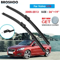 car wiper blade for volvo c70 2619 2008 2011 auto windscreen windshield wipers blades window wash fit push button arm