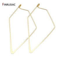 jewellery making supplies 14k gold plated geometry shape beading charms for earrings diy accessories wholesale