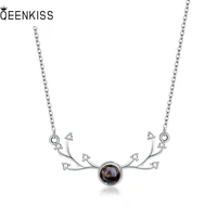 queenkiss nc6139jewelry wholesale fashion lady girl birthday wedding gift deer aaa zircon18kt gold white gold pendant necklace