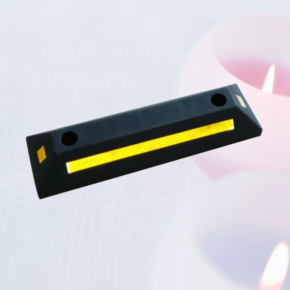 

1Pc 2 Holes Universal PVC Car Stop Control Tire Stop Adjustment Unit Pad Anti Silp Tools Stopper Support with Screws for Car Whe