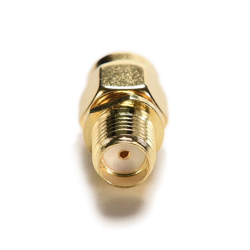 

2 шт. RP-SMA штекер для RP-SMA женский RF коаксиальный адаптер конвертер разъем прямой позолоченный SMA адаптер