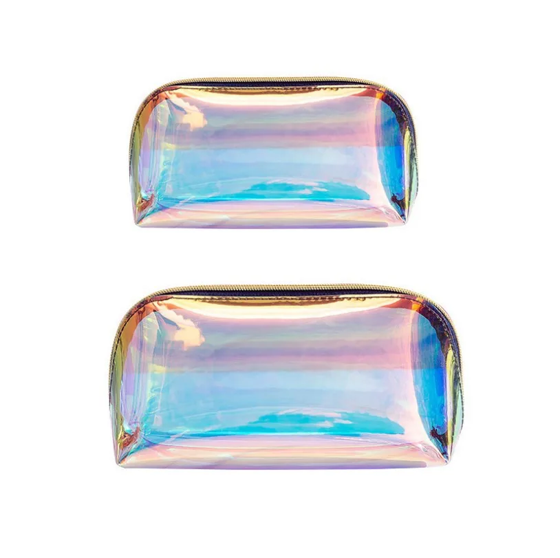 

2021 Korean Style Solid Color Laser Dream ColorWaterproof Fashion Cross Section Type Thicken Transparency 490430