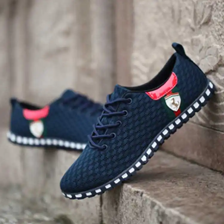 Мужская парусиновая Модная брендовая повседневная обувь на плоской подошве для