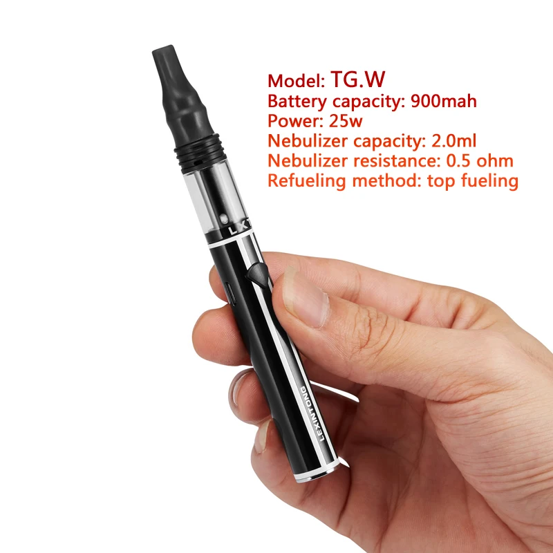 2019 новая ручка VAPE TG W мини стержень дым 25 Вт Паровая Vape 900 мАч дымовое масло