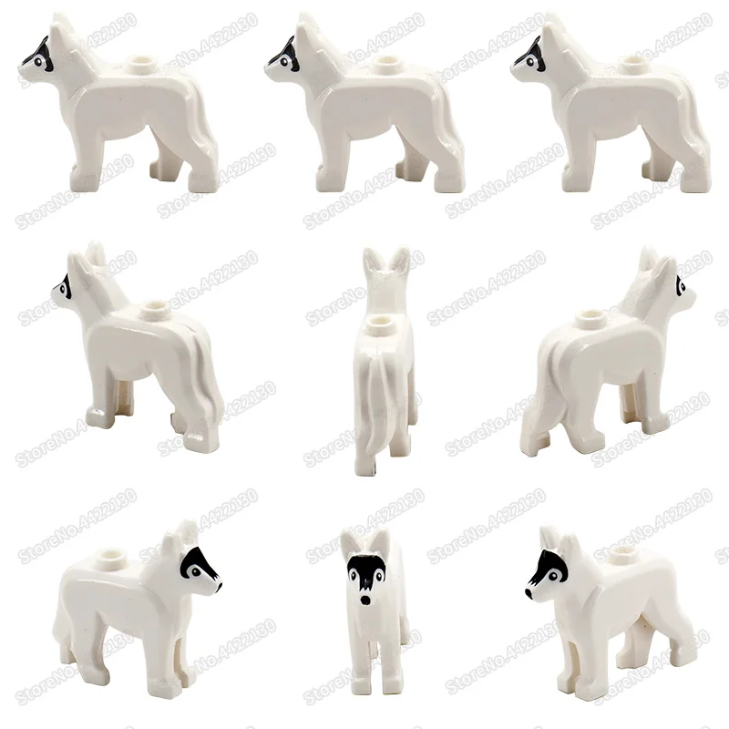 Специальная Полицейская собака Военная Собака совместимые строительные блоки