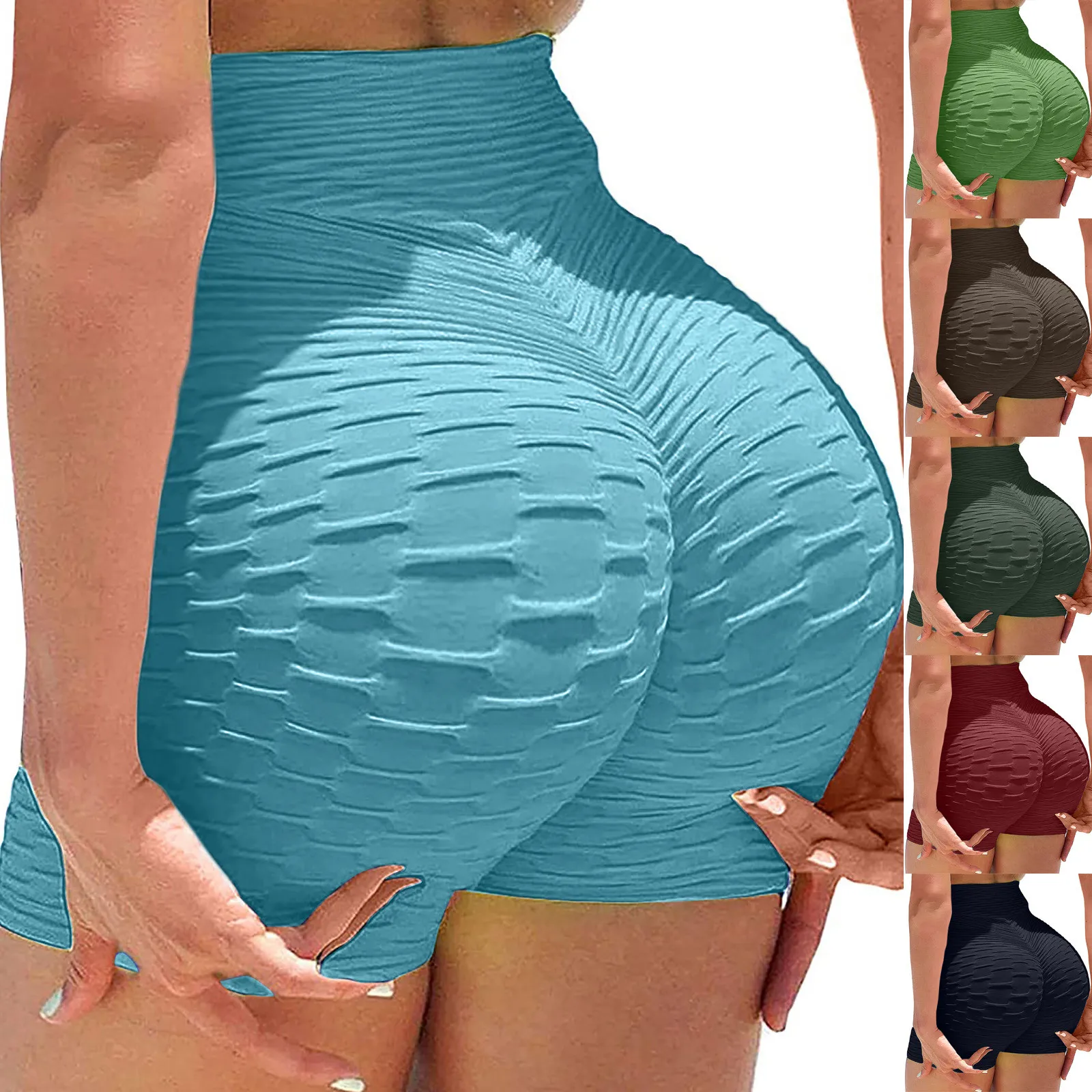 

Yoga Leggings Shorts High Waisted Butt Lifting Leggins for Women 2021 New Fashion Fitness Breathable Yoga Pants Leginsy Damskie