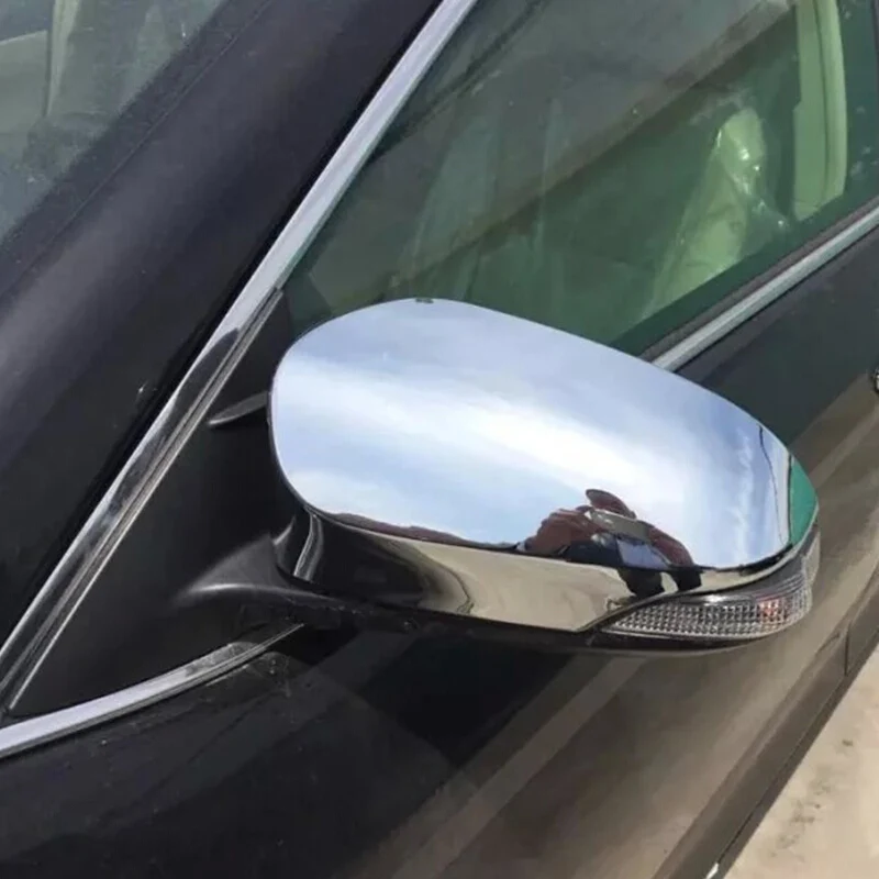 

Car rearview mirror cover Trim ABS Chrome For Toyota Camry 2012 2013 3014 2015 2016 2017 decoration styling accessories