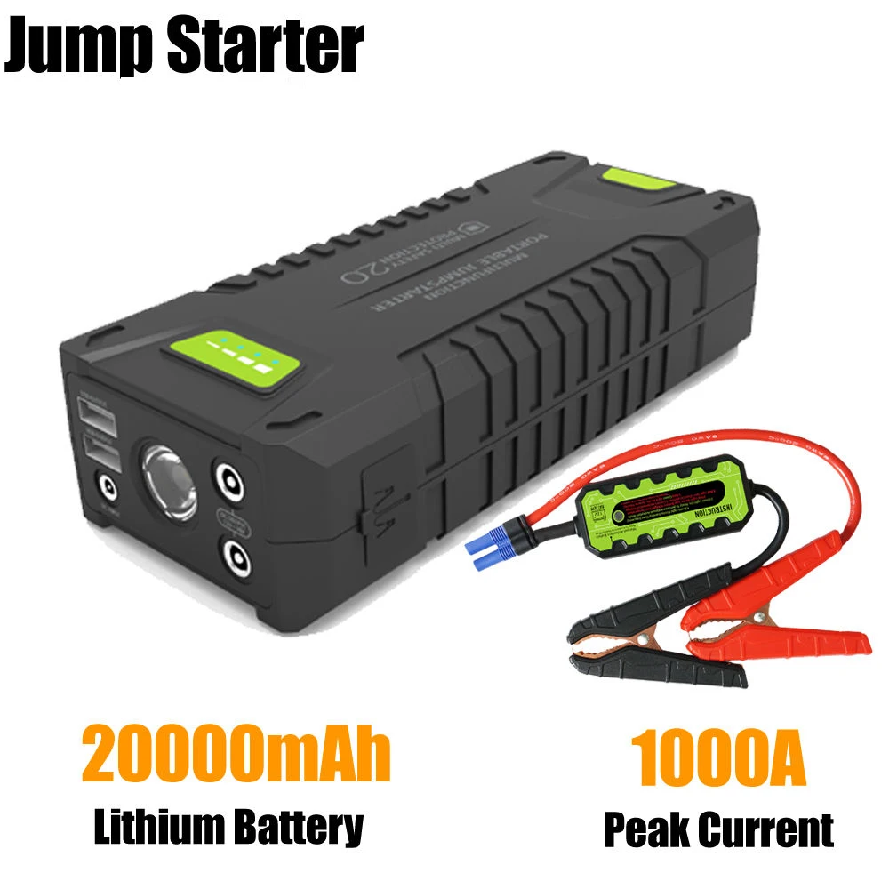 Автомобильный усилитель аккумулятора 20000 а пиковый ток мАч 12 вольтовый