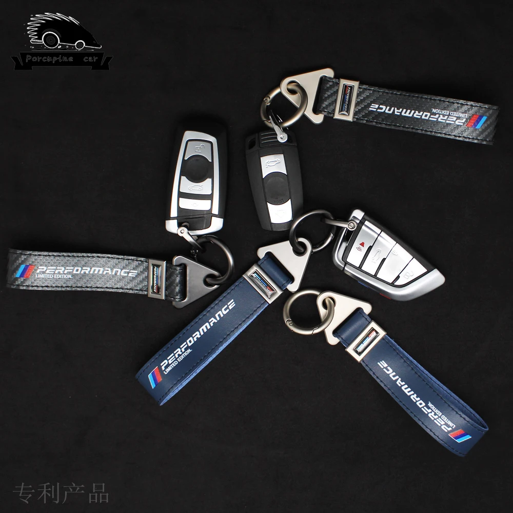 Металлический Кожаный Автомобильный брелок для ключей BMW M X1 X3 X4 X5 X6 X7 e46 e90 f20 e60 e39 E36