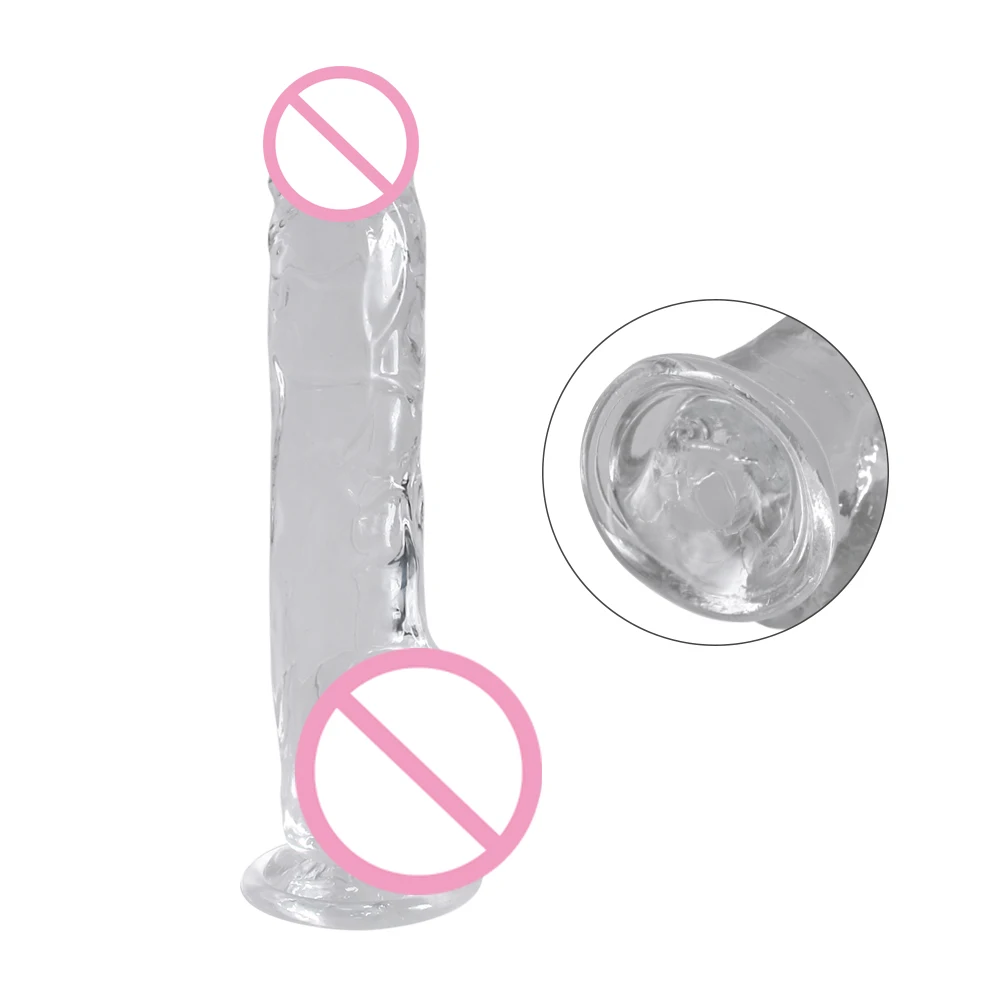 YIAI T02 TPE фаллоимитатор пенис секс-игрушка для мужчин женщин геев Лесбийский член прозрачные маленькие шарики SM Взрослый Анальный