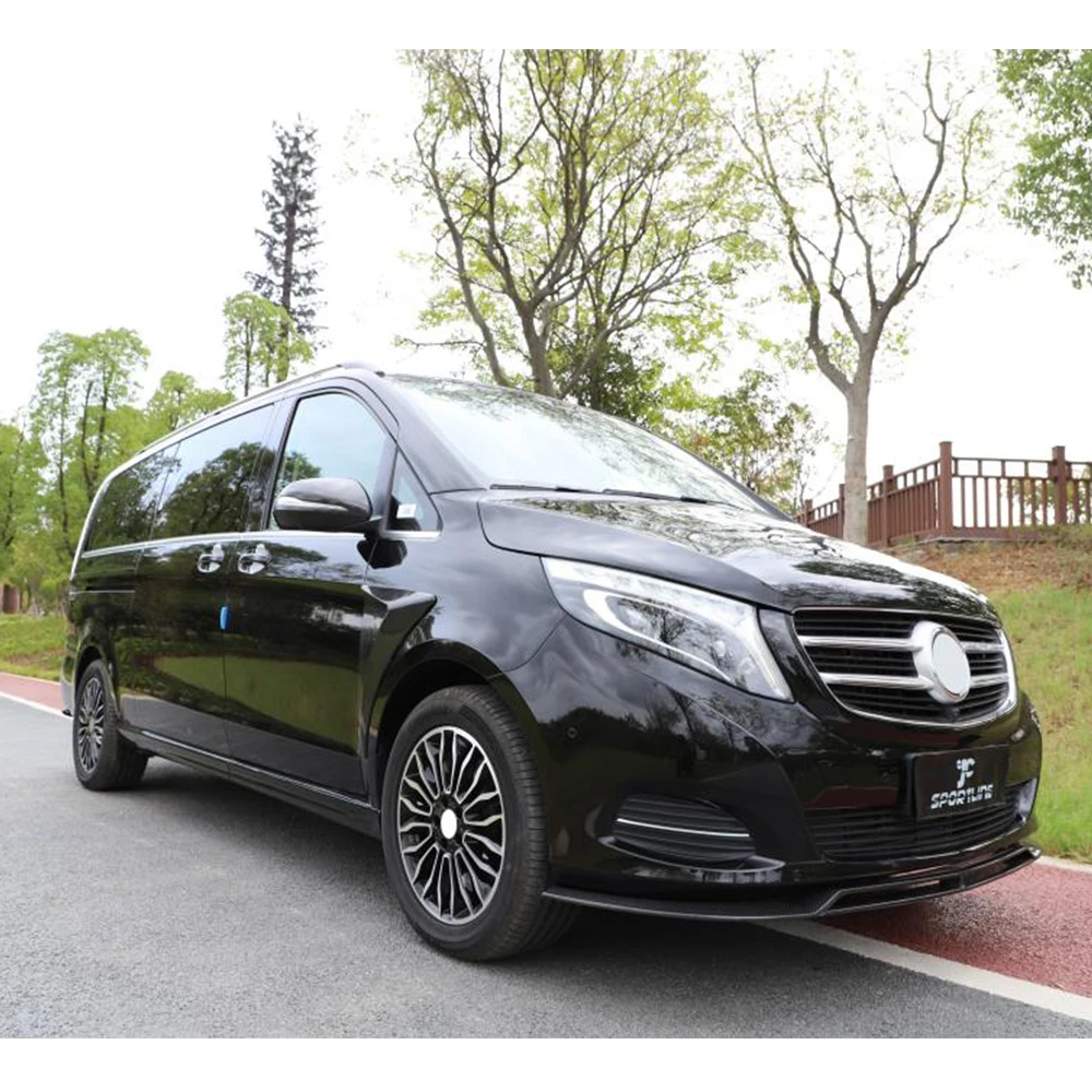 Головка передний бампер спойлер сплиттер для Mercedes Benz V Class W447 V220 V250 2016 2018
