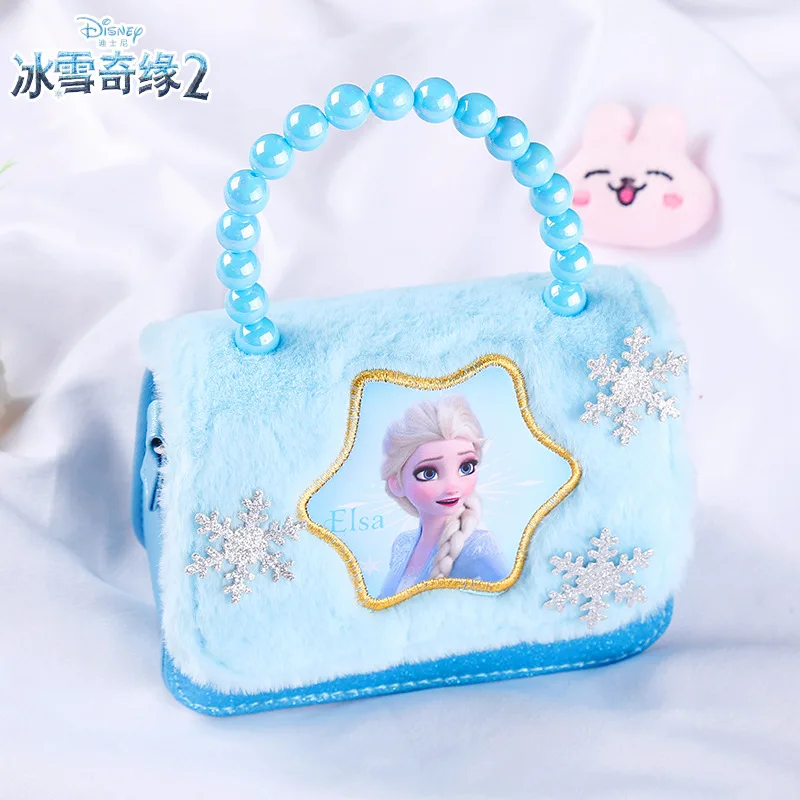 

Disney 2021 New Frozen Princess Aisha Authentic Fashion Girl Handbag High Quality Large Capacity Luxury Brand Girl Coin Purse