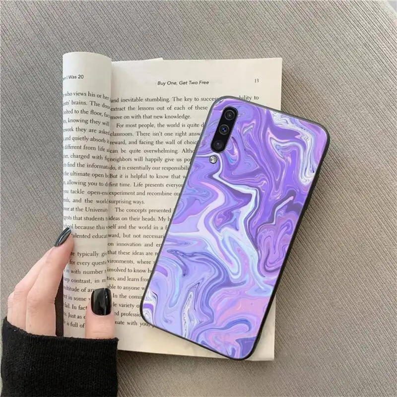 

Colored marble Phone Case For Samsung galaxy S 9 10 20 A 10 21 30 31 40 50 51 71 s note 20 j 4 2018 plus