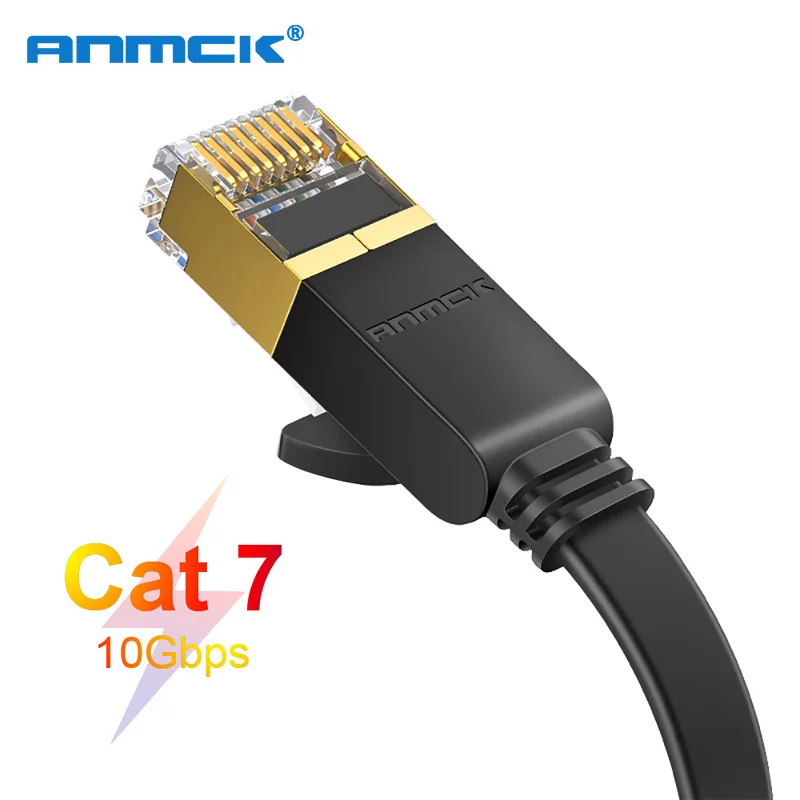 Ethernet кабель Anmck RJ45 Cat7 Lan UTP CAT 7 RJ 45 сетевой патч корд для настольных компьютеров