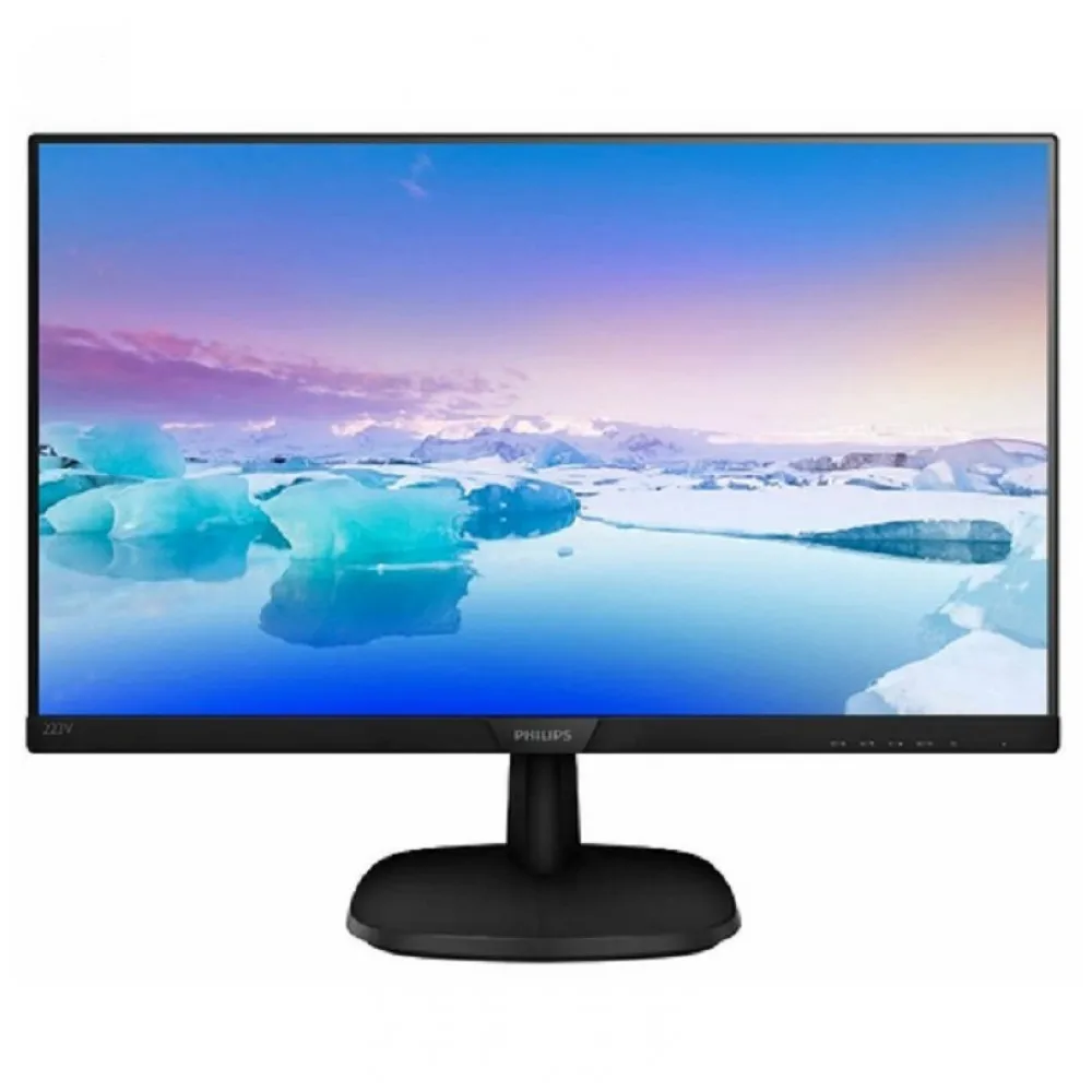 Монитор Philips 223V7QSB (00/01) 21.5'' (FHD) IPS GLARE 250cd|m2 1000:1 10М:1 16.7M VGA DVI Black | Компьютеры и офис