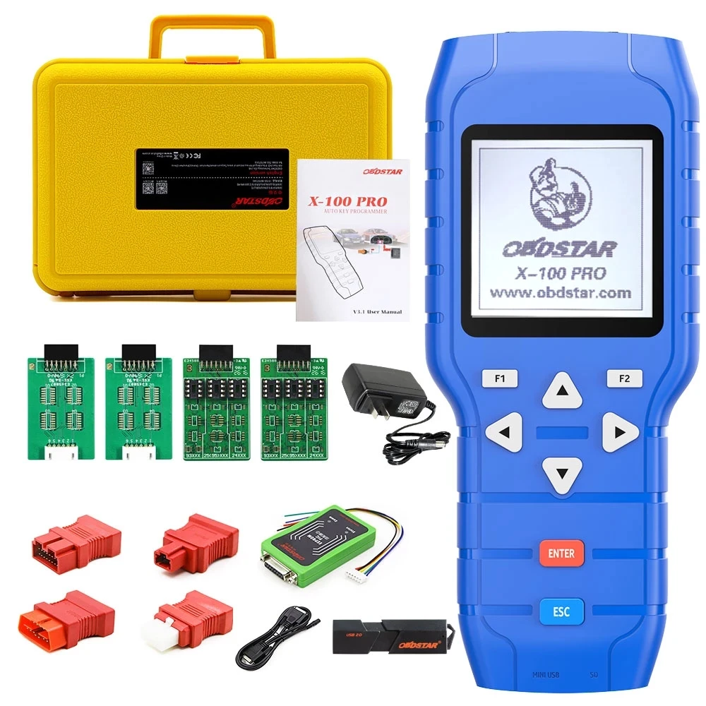 

OBDSTAR X100 PRO Auto key programmer (C+D+E) With EEPROM Adapter IMMO Odometer Correction Lifetime Free Upgrade