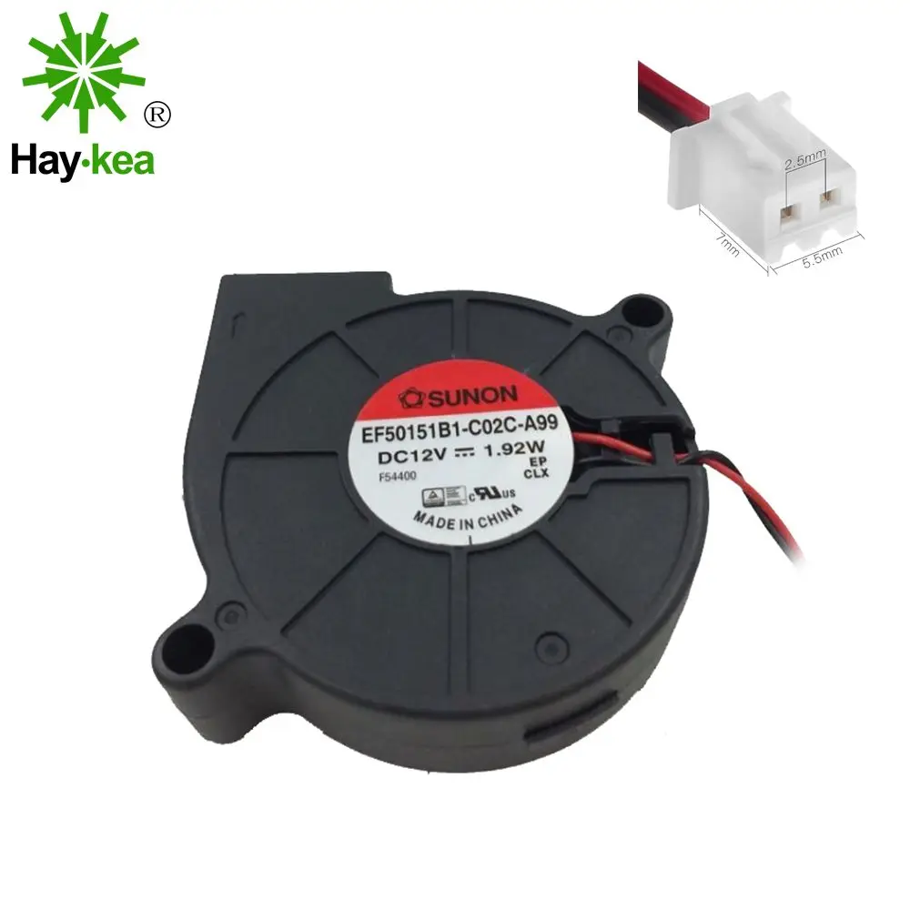 Новый Sunon EF50151B1 C02C A99 5015 12V 1 92 W 50*50*15 мм бесшумный увлажнитель Turbo Вентилятор|Кулеры