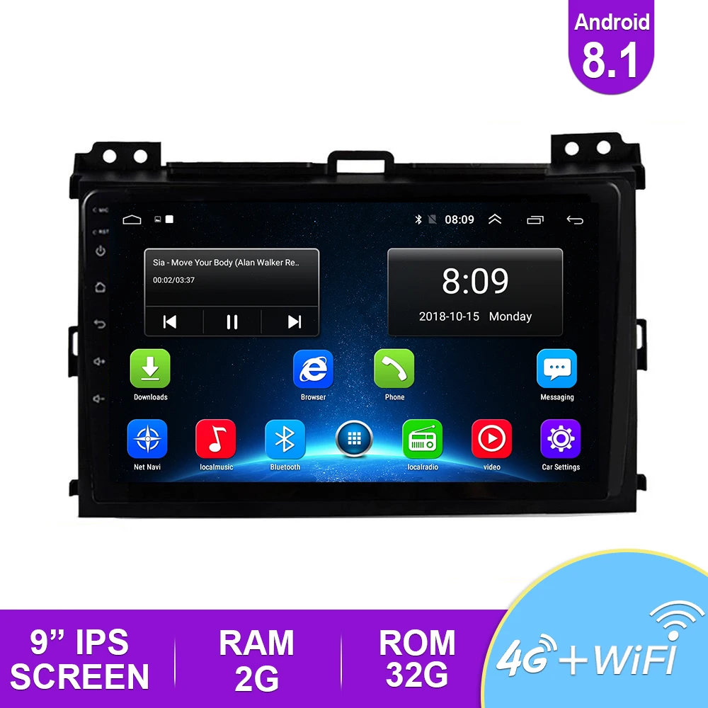 2.5D 9 ''IPS автомобильное радио Android 8 1 авто стерео Мультимедиа для Ford S Max 2007 2008 GPS