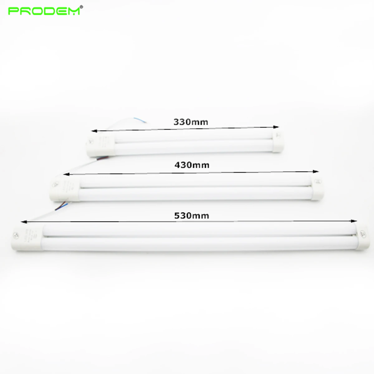 2 PACK PRODEM BRAND 220V 12W 16W 21W LED fluorescent tube H type double easy install cold white 330/430/530mm CE ROHS | Освещение