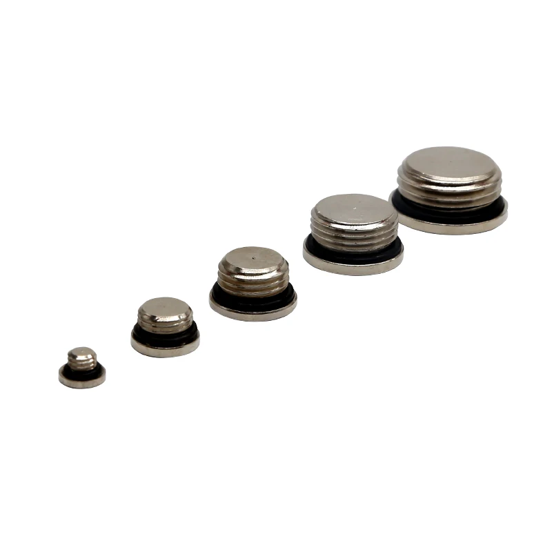 M5 1/8 1/4 &quot3/8" 1/2 &quot3/4" медная внутренняя шестиугольная вилка с уплотнительным