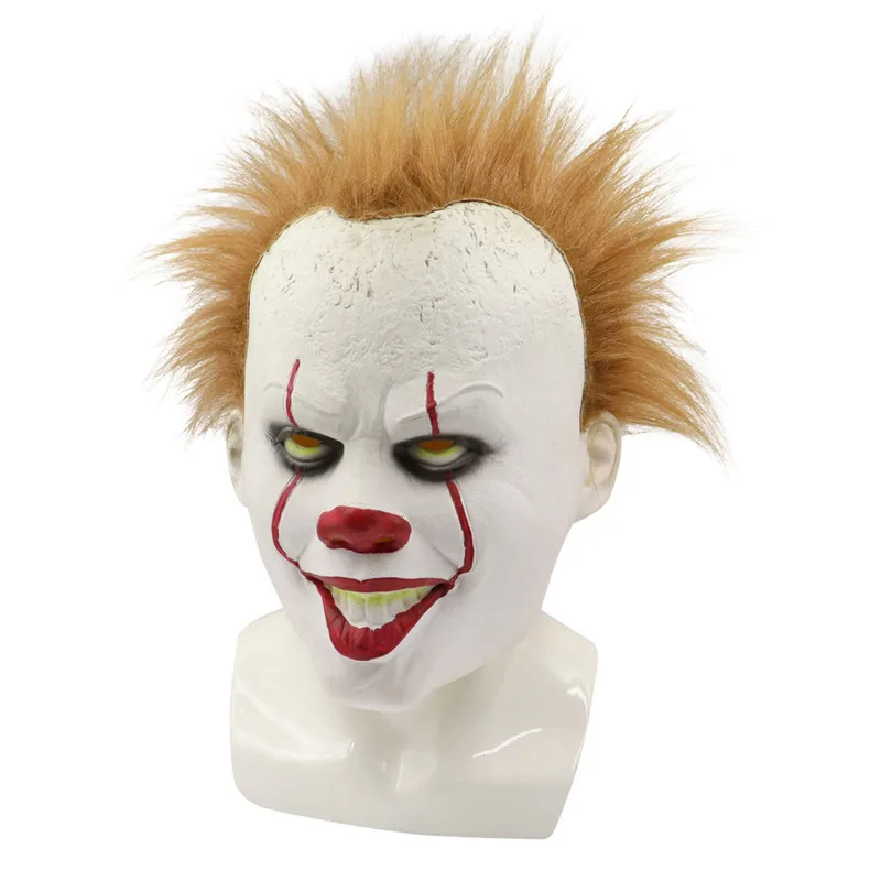 2019 stephen King's It Mask Pennywise Joker Full Face Overwatch аксессуары для косплея страшная маска