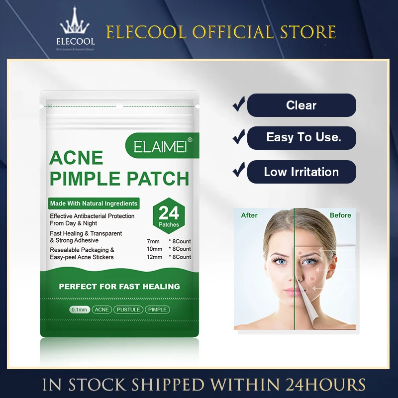 

ELAIMI Face Lighten Acne Invisible Sticker therapy Pimple Master Patch Face Spot Scar Care therapy Stickers
