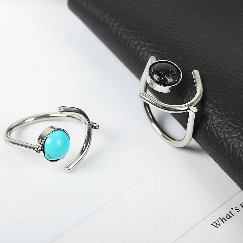 Модные серебряные кольца простого дизайна для женщин обручальное кольцо с