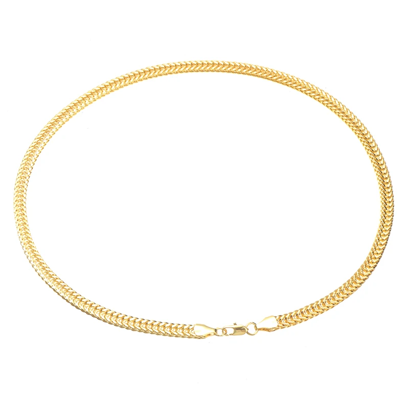 Мужское колье в стиле хип хоп бриллиантовое ожерелье 6 мм 50 см кубинская цепочка