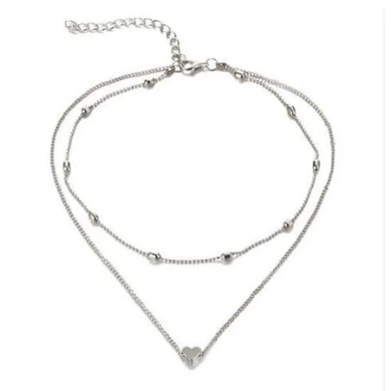 Женский минималистичный жемчуг кулоны ожерелья с 8 листьями крестообразной