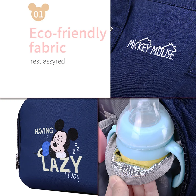 Disney с Микки Маусом и Минни Маус комплект USB мама пеленки мешок для беременных мам