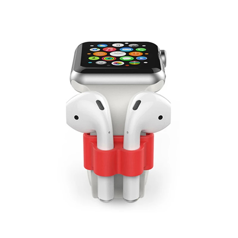 Держатель для наушников с защитой от потери силиконовый чехол Airpods 2 ремешок