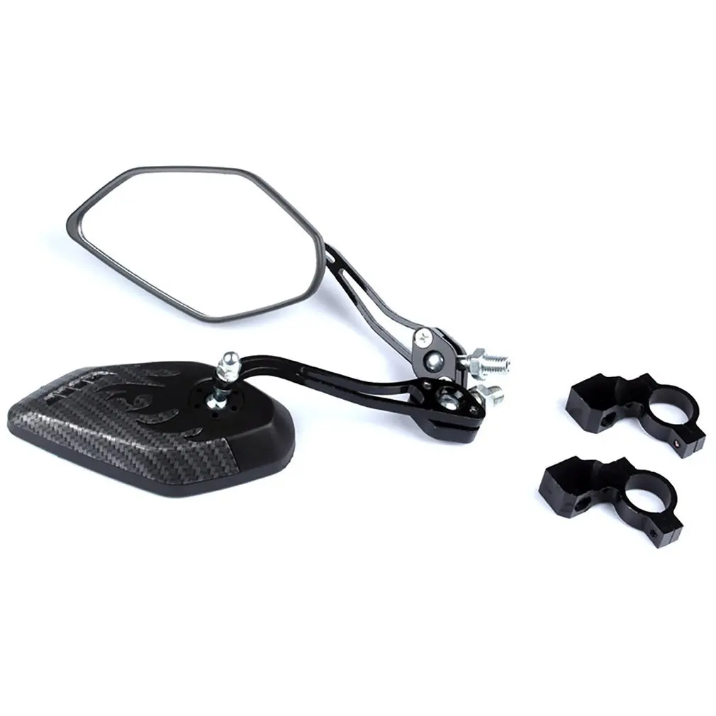 

Mountain Bike Rearview Mirror 60 Degrees Rotation Easy Installation Suitable Handlebar Size