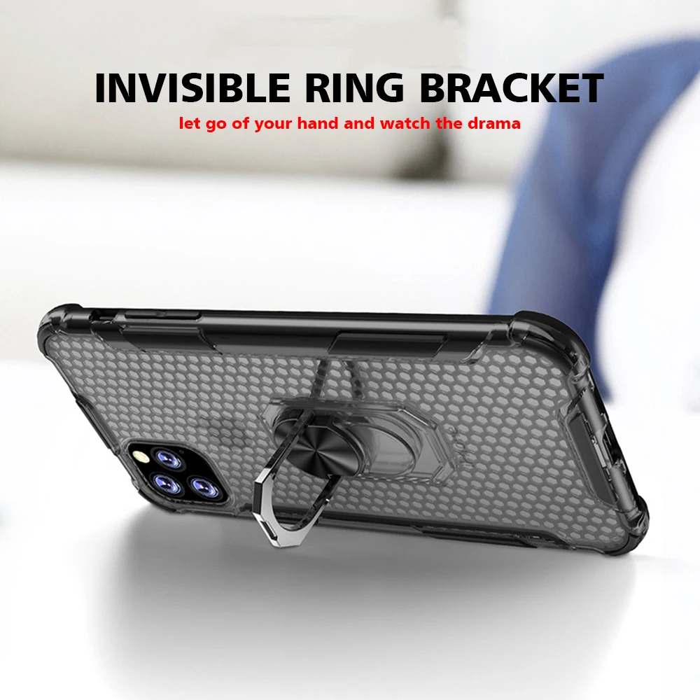 Магнитный автомобильный чехол-подставка для телефона с кольцом на палец iPhone 11 Pro