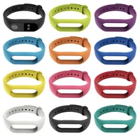 11 colour wrist belt wristband for mi band 2 smart bracelet xiaomi accessories sport strap watch silicone