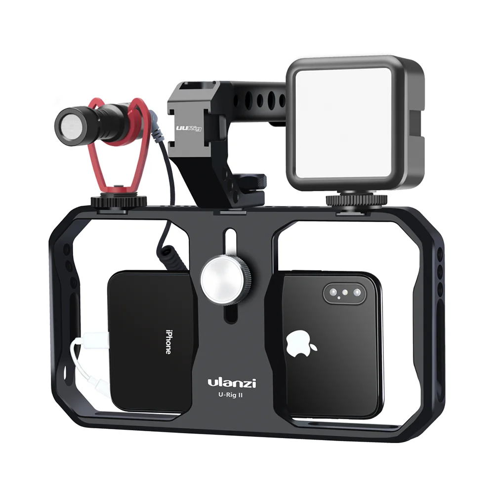 Стабилизатор для смартфона Ulanzi U-Rig II металлический держатель телефона с
