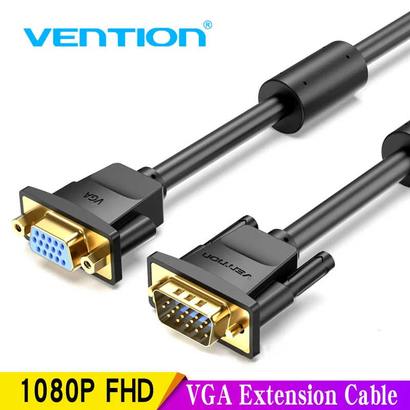 Удлинительный кабель Vention VGA 1 м 5 2 3 высококачественный Папа мама удлинитель для