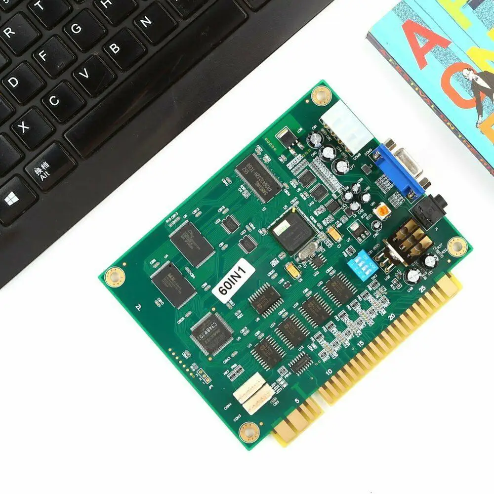 60 в 1 вертикальная печатная плата CGA VGA Запчасти для аркадных игр Jamma шкафов