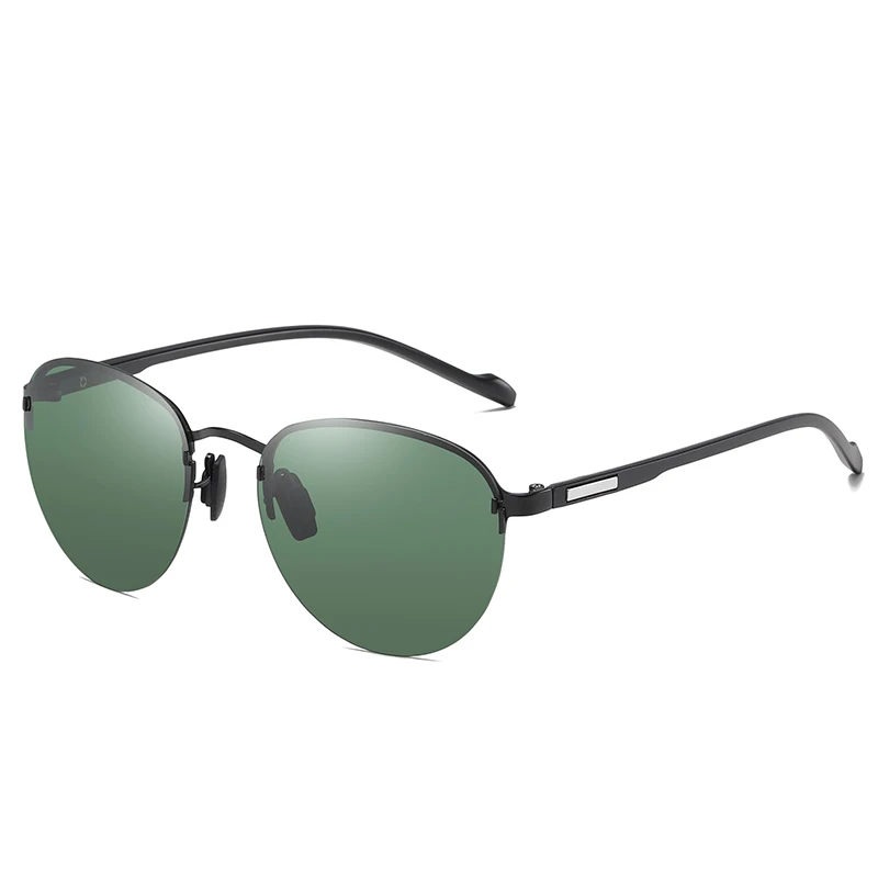 

Fashion Polarized Sunglasses for Men Women Round Rimless Sun Glasses Mirror TR Leg Goggoles UV400 Protection Gafas De Sol Glass
