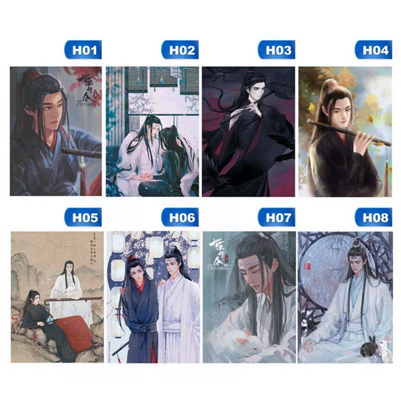 Декоративный плакат МО дао Чжу Ши Чэнь Цин Лин Lan Wangji декоративная бумага Xiao Zhan Wang