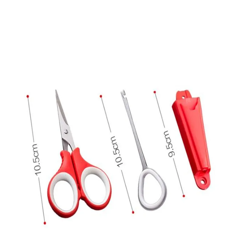 

1Set Multifunctional Stainless Steel Fishing Scissors Cut PE line Braid Line Lure Cutter Plies Hook remover Carp Fishing Toolbox