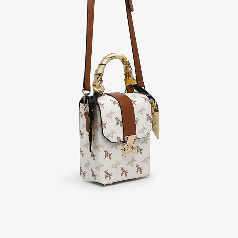 

ZA Brand 2021 New Women's Bag Single Shoulder This Year's Popular Animal Print Small Square Bag Mini Portable Messenger Bag